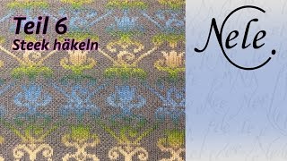 Fair Isle Tuch stricken quotTulpinaquot Steek abhäkeln Teil 6 DIY Anleitung by NeleC [upl. by Eilojne]