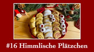 16 Himmlische Plätzchen  Weihnachtsgebäck 4 köstliche Rezepte [upl. by Enahpets]