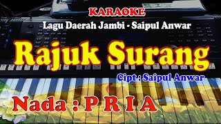 LAGU JAMBI  RAJUK SURANG  KARAOKE [upl. by Mllly]