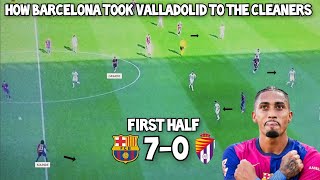 Barcelona 7  0 Valladolid  Tactical Analysis  Is Hansi Flick  UNLOCKING His Players Potential [upl. by Oeflein526]