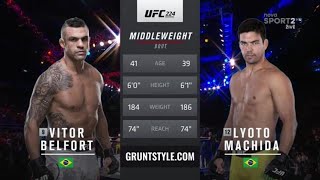 RESULTADO LUTA VITOR BELFORT VS LYOTO MACHIDA  UFC 224  UFC RIO 9 [upl. by Theta]