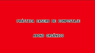 COMPOSTAJE CASERO  UNIGUAJIRA  ECOABONO GUAJIRA [upl. by Aisereht312]