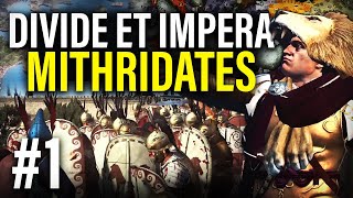 RISE OF PONTUS Rome 2 Divide Et Impera Mithridates Campaign 1 [upl. by Courtnay]