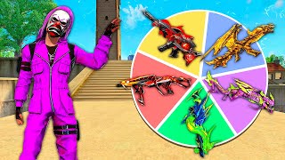 RULETA DE ARMAS EVOLUTIVAS 😰 JUEGO CON LA QUE SALGA ☠️ FREE FIRE [upl. by Ardolino]