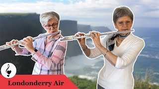 Londonderry Air  Irish Folk Music  fluteduet celticmusic ermutigung [upl. by Ylle]