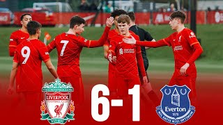 Liverpool 6 x 1 Everton▫️U18 Premier League 201920▫️Extended Goals amp Highlights [upl. by Nauqal]