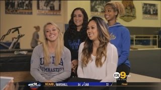 Kristine Leahy Talks With Olympians Turned UCLA Gymnasts [upl. by Launcelot]