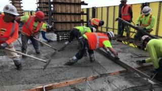 Highrise Concrete Pour in Seattle [upl. by Laehpar]