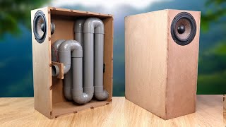 DIY Very Powerful Subwoofer with PVC pipe  powerful bass [upl. by Arit]