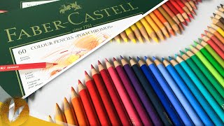 AMAZING Pencils FaberCastell Polychromos Colored Pencils Review  Pros and Cons [upl. by Goddord]