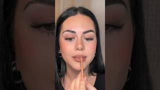 easy neutral lip combo lipcombo lipcombotutorial lipliner lipstick makeuptutorial [upl. by Mandeville411]