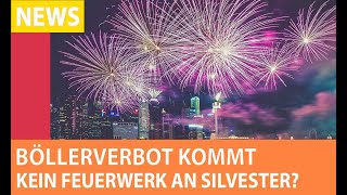 Böllerverbot  Kein Feuerwerk zu Silvester [upl. by Nevaj]