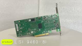 Original LSI 94608i 055001102 megaraid SAS SATA NVMe PCIe RAID Controller card 12gbs [upl. by Syman434]