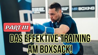 Das effektive Training am BOXSACK Part 3 Tipps für die Kopf und Körperhaken  MR BOXING [upl. by Iveel]