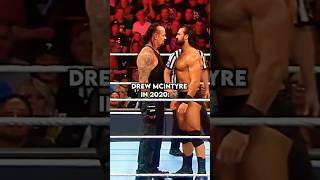 DREW MCINTYRE IN 2010 VS 2020 shorts wwe edit fyp [upl. by Sitoiganap302]