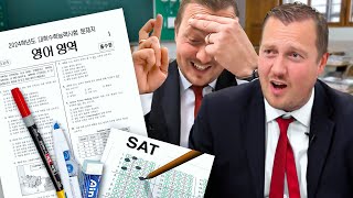 British Headmaster tries Korea’s Infamous English SAT [upl. by Anoniw]