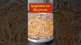 Pasta con acciughe fresche perte asmr pasta ricettadelgiorno food piattidipesce seafood [upl. by Derinna586]