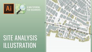 Illustrator amp OpenStreetMap Site Diagram Tutorial  Visualize Site Analysis Using Adobe Illustrator [upl. by Ycaj]