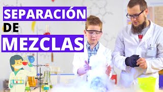 Métodos de separación de mezclas👩‍🔬 [upl. by Swec]