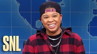 Weekend Update Punkie Johnson on Her Familys Holiday Rules  SNL [upl. by Leuqram]