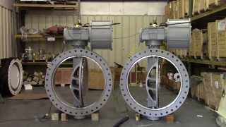 42 Inch Double Offset Butterfly Valves [upl. by Dill329]