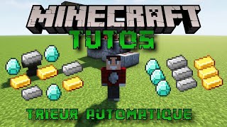 MINECRAFT  TUTO 118 Le trieur automatique [upl. by Ttenyl]