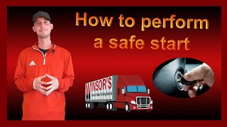 How to perform a safe start for your CDL road test  Winsors Driving School [upl. by Bhayani]