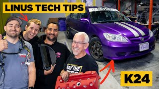 We Engine Swapped the LTT Honda Civic Feat LinusTechTips [upl. by Bernardine780]