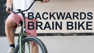 Smarter Every Day Challenge Learn the Backwards Brain Bike [upl. by Airetak]