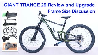 GIANT TRANCE 29 2024 Bike Review and Upgrade Frame Size Discussion [upl. by Picardi104]