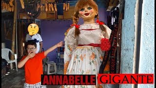 ACHAMOS O BONECO GIGANTE DA ANNABELLE  ANNABELLE GIANT BONECO [upl. by Silbahc560]