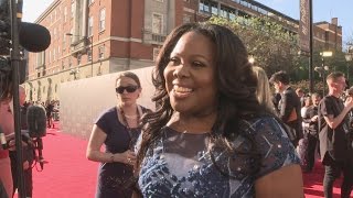 Olivier Awards Amber Riley on Jennifer Hudson watching Dreamgirls [upl. by Alger]