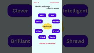 Similar Meaning Different Words  part  15  English [upl. by Anaeed]