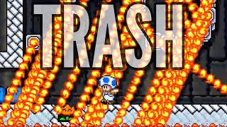 UNCLEARED Mario Maker TRASH [upl. by Atter]