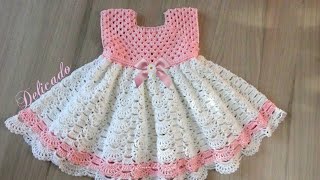 ✨ Delicado Vestido Tejido en Crochet por Mi Rincón del Tejido [upl. by Einiar]