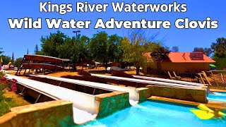 Kings River Waterworks at Wild Water Adventure Clovis 4K POV [upl. by Sullecram]