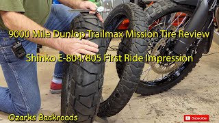 9000 Mile Dunlop Trailmax Mission Tire Review [upl. by Enilorac]