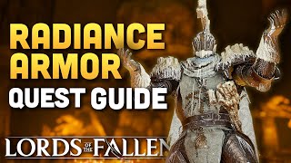 Illuminator Aubrey Armor Set amp Weapon Full Guide New Radiance Quest  Lords of the Fallen [upl. by Ahseen]