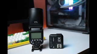 How to Connect Godox V1 Flash to Godox X2T controller  connect godox flash trigger controller [upl. by Leseil46]