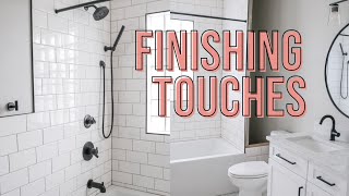 FINISHING TOUCHES  Delta Trinsic Fixtures  DIY Bathroom Remodel [upl. by Akiraa852]