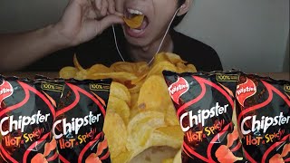 MUKBANG ASMR  TWISTIES CHIPSTER HOTampSPICY NO TALKING EATING SHOWampEATING SOUND [upl. by Jilli]