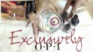 OPI Nail Marbling Tutorial [upl. by Shannen]