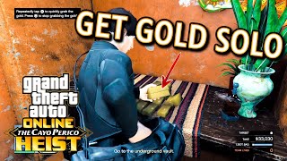 GET GOLD SOLO  Cayo Perico North  West Storage Glitch TUTORIAL GTA Online PS5 [upl. by Nerat30]