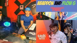 Abaddon and Flow G quotParequot LIVE on Wish 1075 Bus  Kito Abashi Reaction [upl. by Schoenfelder539]