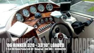 2006 Rinker 320 Fiesta Vee Boats International [upl. by Adnorehs]