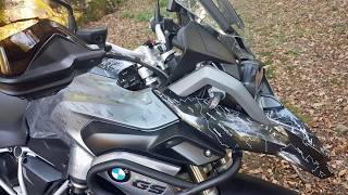 BMW R1200GS LC 2013  2016 HOW TO apply install LOOK tutorial full tank stickers decals [upl. by Crofton973]