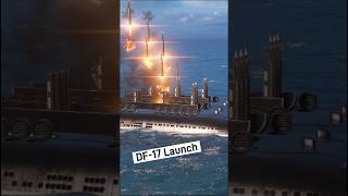 DF17 Missile launch in Modern Warships shorts [upl. by Akram984]