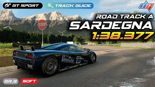 Gran Turismo Sport  Sardegna  Road Track  A Daily Race Track Guide  F1 GTR Gr3 [upl. by Nylirret]