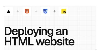 Deploying a simple website to Vercel HTML CSS JavaScript [upl. by Publias]