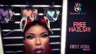 SecondLife FREE NAILS [upl. by Faludi]